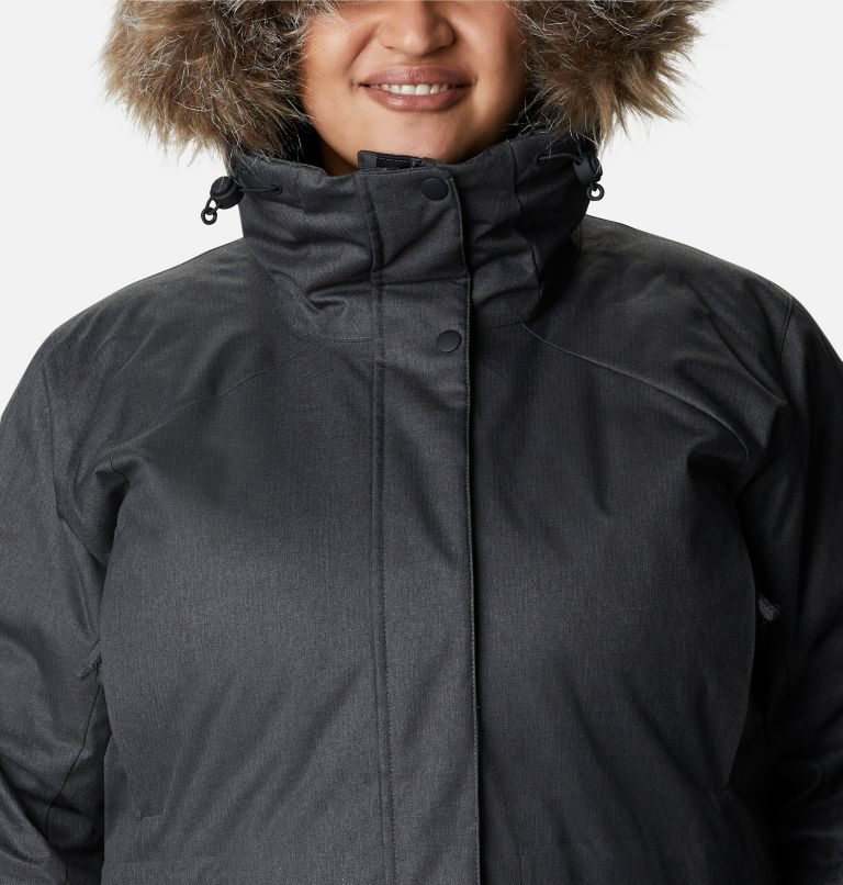 Jachete Parka Columbia Juniper Ridge Omni-Heat Infinity Down Dama Negrii | Plus Size IN170Q9SM